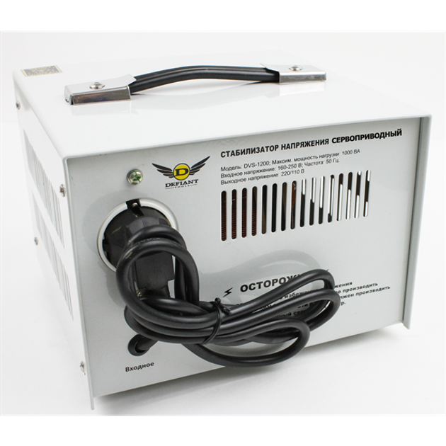 Стабилизатор напряжения сервоприводный Defiant DVS1200 – фото, отзывы ...