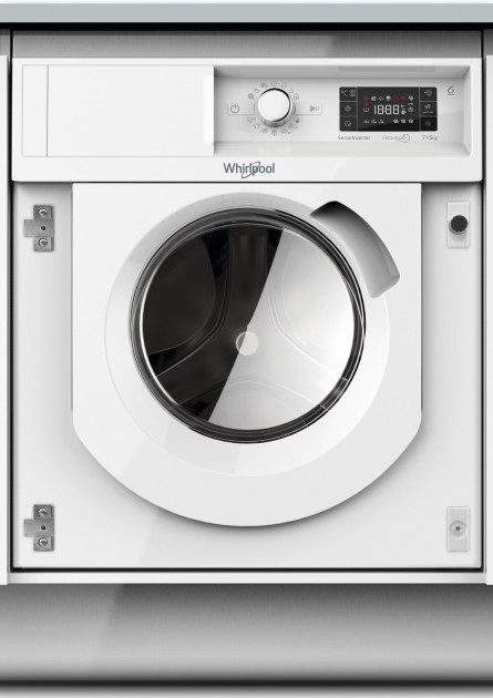 Акція на Вбудована пральна машина з сушкою WHIRLPOOL BI WDWG 75148 EU від Rozetka