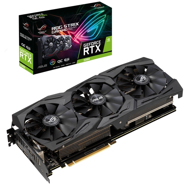 Видеокарта Asus PCI-Ex GeForce RTX 2060 ROG Strix O6G Gaming OC
