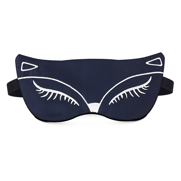 Маска для сна из шелка Silenta Cat Dark blue + беруши (128320) от ...