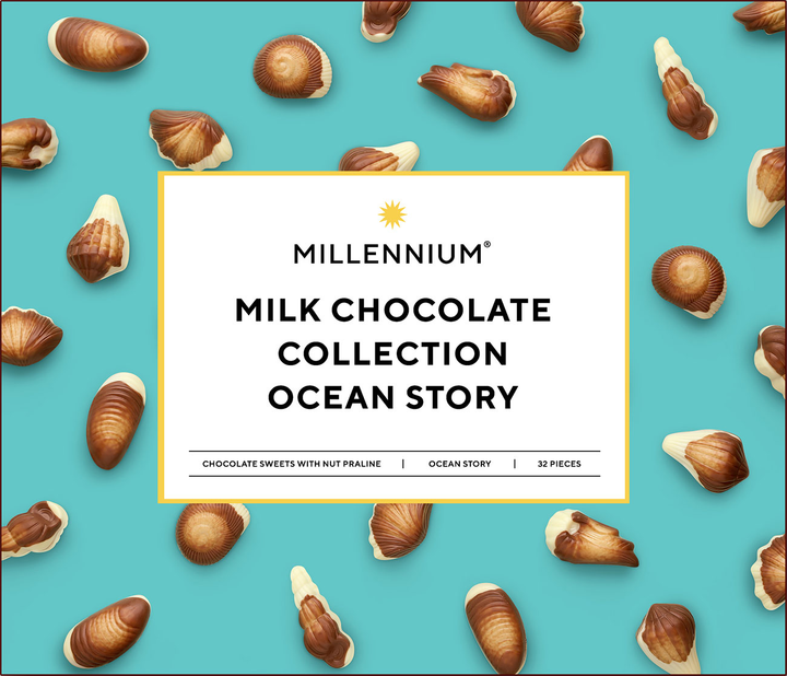 Цукерки Millennium Історії океану з горіховим праліне 340 г (4820075500085) - зображення 1