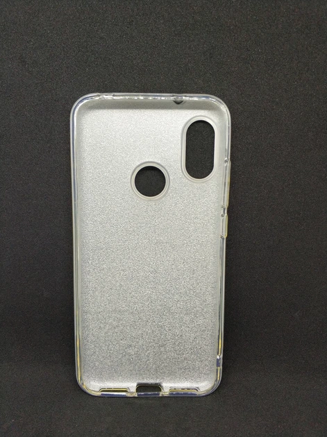 Чехол с блестками Candy для Xiaomi Redmi 6 Pro Серебристый - изображение 2