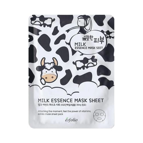Маска тканевая c молоком Esfolio Pure Skin Milk Essence Mask Sheet 