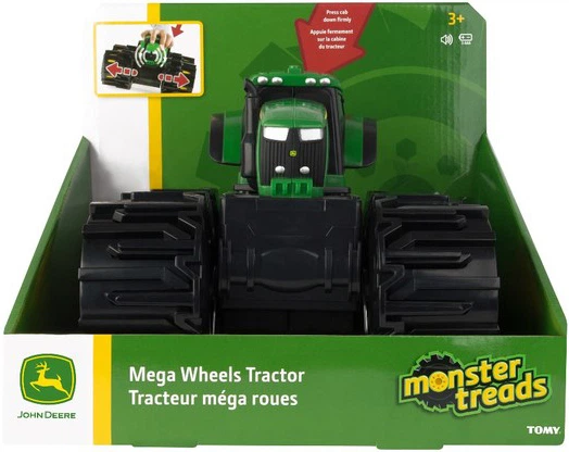Іграшка Трактор Tomy John Deere Monster Treads зі світловими та звуковими ефектами (0036881466567) - зображення 3