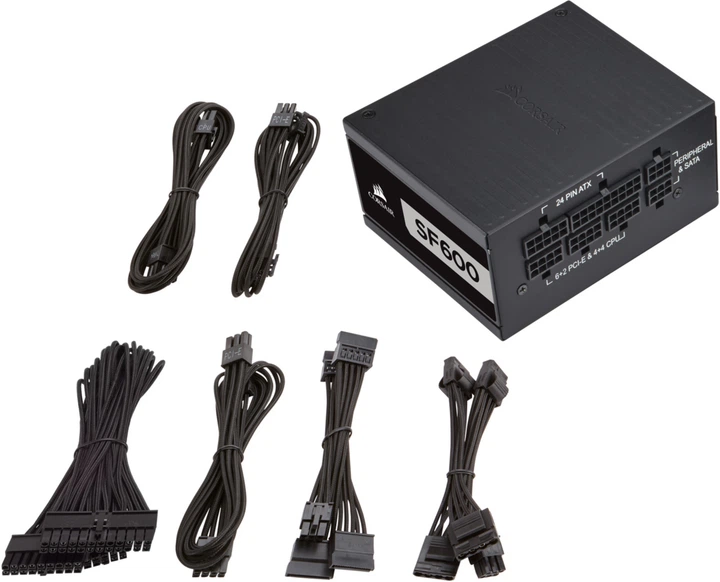 Блок питания Corsair SF600 600W (CP-9020182-EU) – фото, отзывы