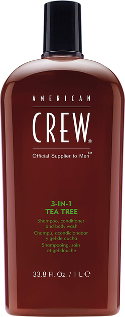 Акция на Засіб для догляду за волоссям і тілом American Crew Classic 3 в 1 Чайне дерево 1 л от Rozetka