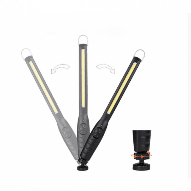 Фонарь аккумуляторный с магнитом и клипсой USB BL-821 COB LED BLack - Фото 3 Фонарь аккумуляторный с магнитом и клипсой USB BL-821 COB LED BLack - изображение 3