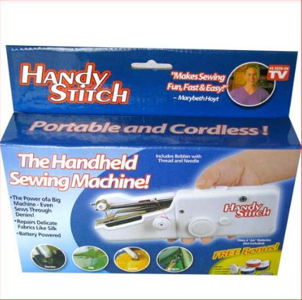 Мини швейная машинка Mini Sewing Machine Handy Stitch (4_570318915) - Фото 4 Мини швейная машинка Mini Sewing Machine Handy Stitch (4_570318915) - изображение 4