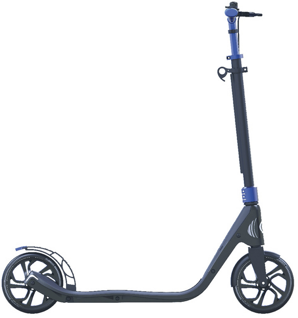 Самокат Globber One NL 205 Deluxe 2 колеса до 100 кг от 1.55 м Черно ...