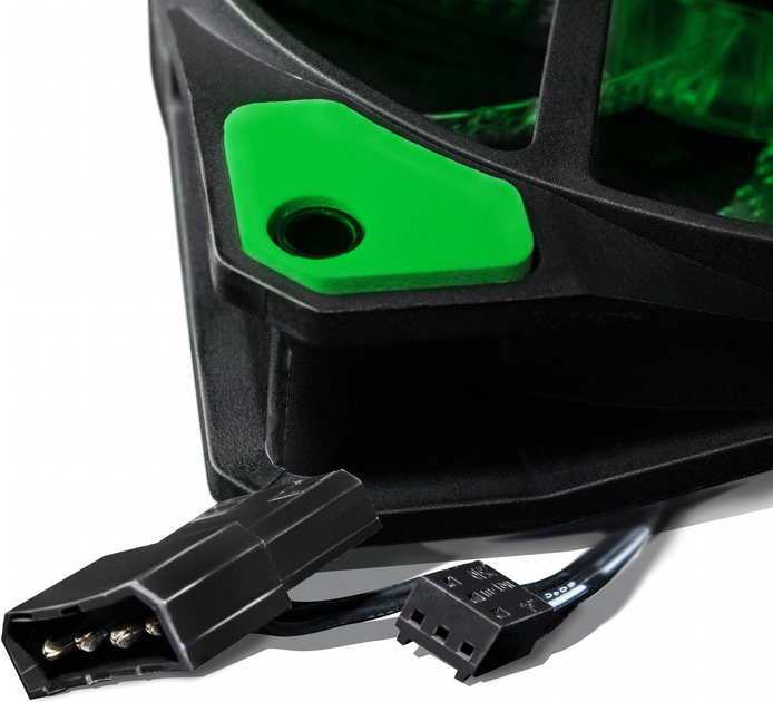 Вентилятор Frime Iris LED Fan 15LED Green (FLF-HB120G15) - изображение 2