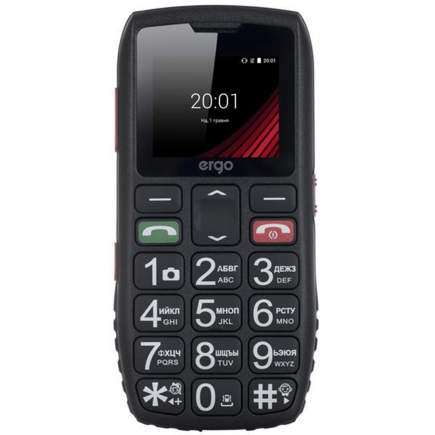 Мобильный телефон Ergo F184 Respect Black – фото, отзывы ...