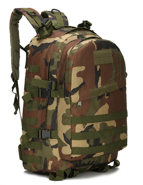 Міський тактичний штурмової військовий рюкзак ForTactic 40 літрів Вудленд - зображення 1