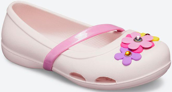 Crocs lina hot sale charm flat