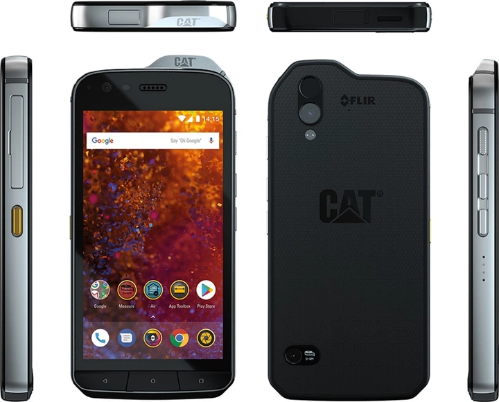 Мобільний телефон Caterpillar CAT S61 Black + Hybrid Case S61