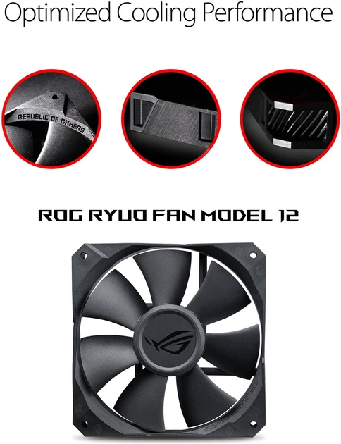 Система рідинного охолодження ASUS ROG RYUO 120 (90RC0010-M0UAY0) - Фото 7 Система рідинного охолодження ASUS ROG RYUO 120 (90RC0010-M0UAY0) - зображення 7