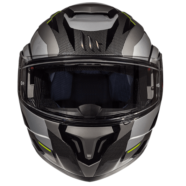 Мотошолом MT Helmets Atom SV TRANSCEND Gloss Matt Gray XXL - зображення 3