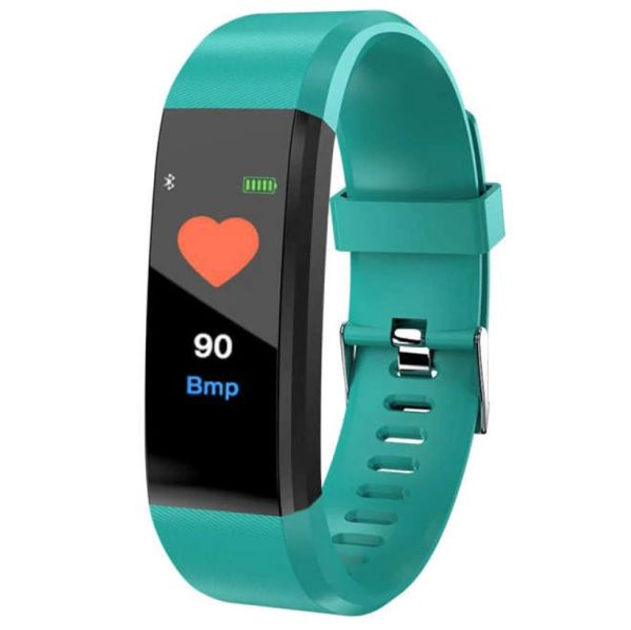 Фитнес браслет Smart Band MX ID115 Plus Тонометр (Color Screen) Зеленый ...
