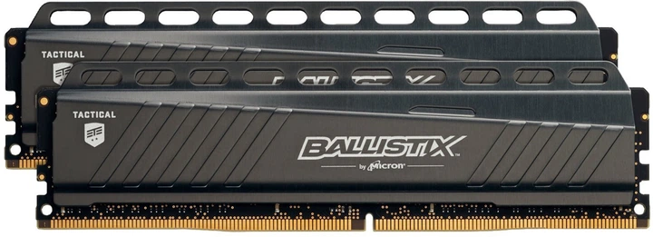 Оперативная память Crucial DDR4-3000 32768MB PC4-24000 (Kit of 2x16384) Ballistix Tactical (BLT2C16G4D30AETA) - Фото 1 Оперативная память Crucial DDR4-3000 32768MB PC4-24000 (Kit of 2x16384) Ballistix Tactical (BLT2C16G4D30AETA) - изображение 1