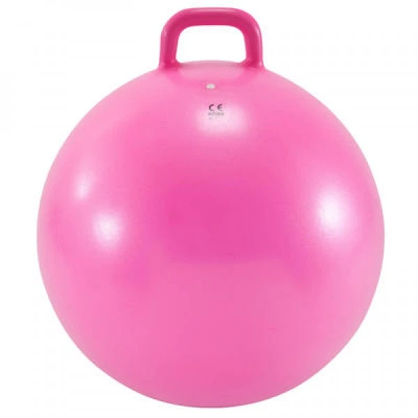Дитячий М'яч для Фітнесу (Фітбол) DOMYOS RESIST 45 см Pink - зображення 2
