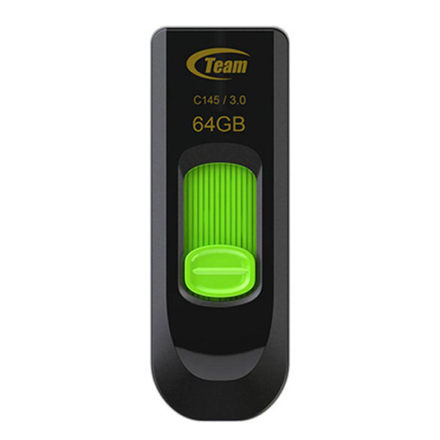 Флешка Team C145 64GB Green (TC145364GG01) - изображение 1