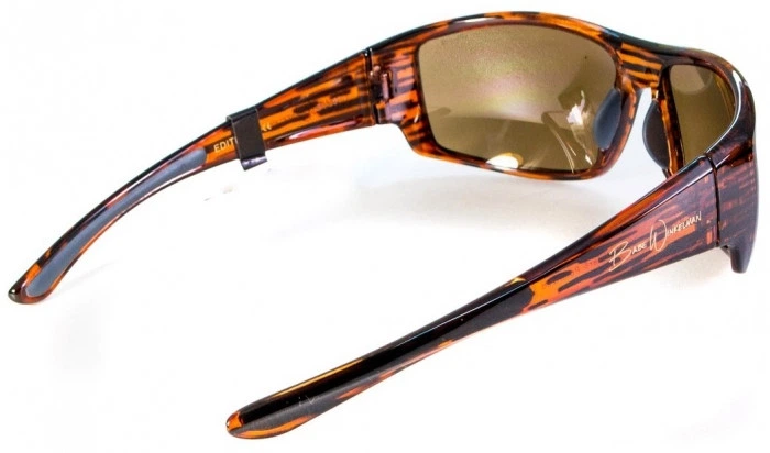 Очки поляризационные защитные 2в1 BluWater Babe Winkelman Polarized (brown) коричневые - изображение 11