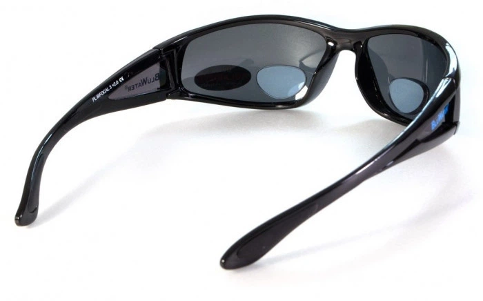 Бифокальные поляризационные очки BluWater Bifocal-3 (+2.5) Polarized (gray) серые - изображение 4