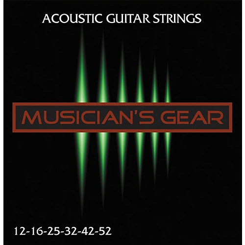 Струны Musicians Gear Acoustic 80/20 Bronze 12-52 - Фото 1 Струны Musicians Gear Acoustic 80/20 Bronze 12-52 - изображение 1