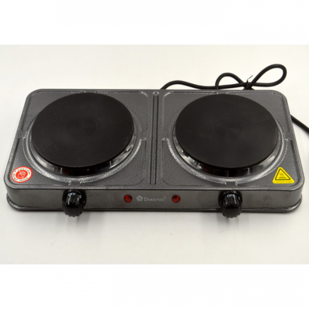 Електроплита настільна Domotec MS-5822 grey - зображення 2