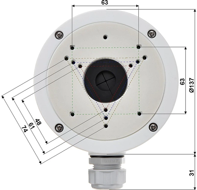 Uchwyt Hikvision DS-1280ZJ-S - obraz 5