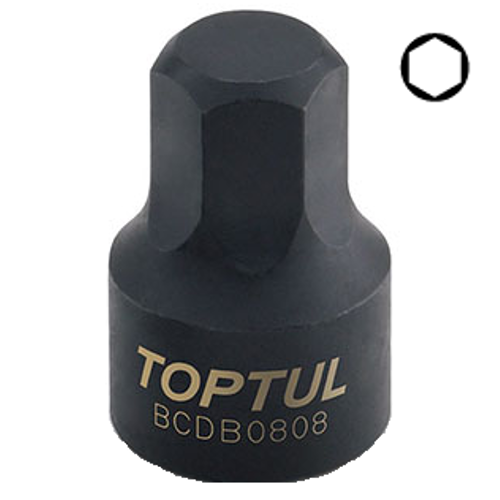 Головка-біта 1/4" HEX TOPTUL 8мм (цілісна) BCDB0808 - Фото 1 Головка-біта 1/4" HEX TOPTUL 8мм (цілісна) BCDB0808 - изображение 1