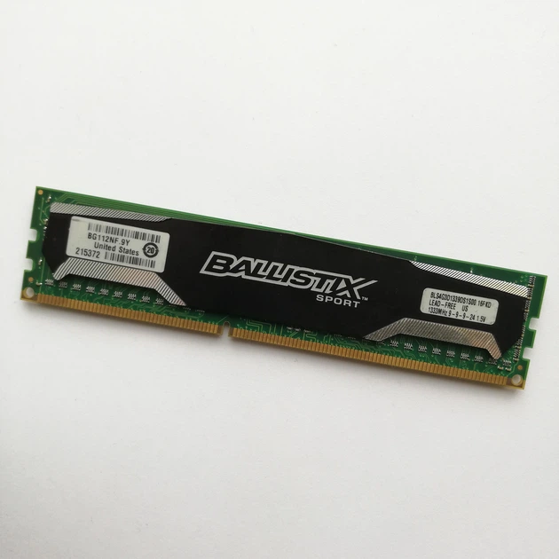 Dr 3400 RAM Crucial Ballistix Sport 4GB DDR3 1333MHz - Memoria PC3-10600 1.5V Per PC Desktop Paraurti Anteriore Ds3 - Foto 8