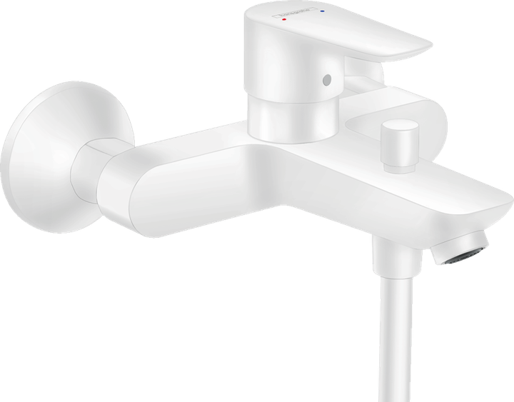 Змішувач для ванни Hansgrohe Talis E White Matt (71740700) - Фото 1 Змішувач для ванни Hansgrohe Talis E White Matt (71740700) - зображення 1