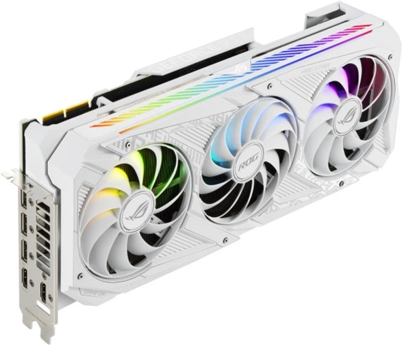 Видеокарта Asus PCI-Ex GeForce RTX 3090 ROG Strix OC White Edition