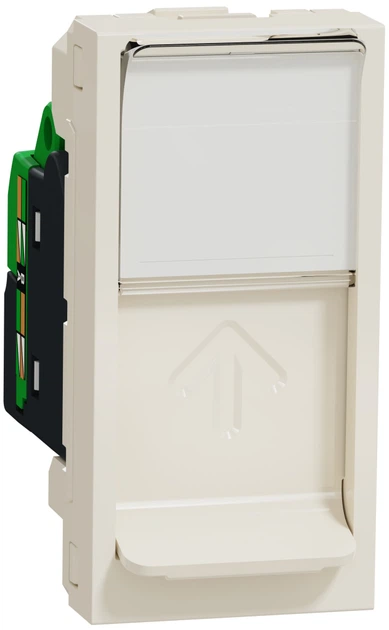 Розетка RJ45 1-модульная Schneider Electric Unica New Studio категория ...
