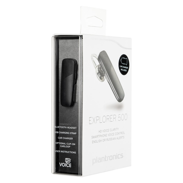 Bluetooth-гарнитура Plantronics Explorer 500 Black - изображение 3