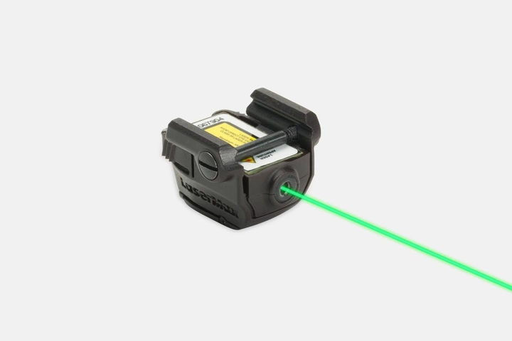 Лазерний целеуказатель LaserMax GREEN MICRO II на планку Пикатинни (зелений, 532 нМ, двостороннє управління) - зображення 6