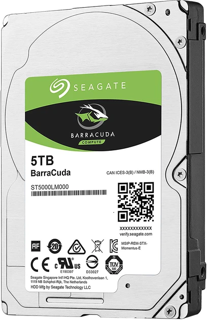 Dysk twardy Seagate BarraCuda HDD 5TB 5400rpm 128MB ST5000LM000 2.5 SATA III - obraz 2