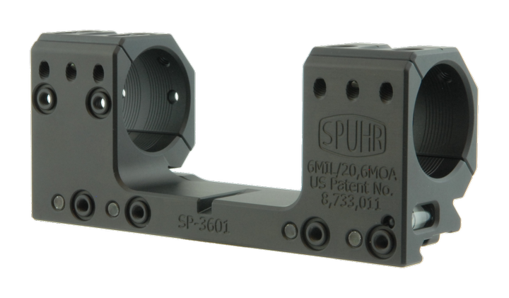 Моноблок Spuhr SP-4601. d - 34 мм. Medium. 6 MIL/20.6 MOA. Picatinny (3728.00.03) - изображение 1