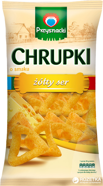 Кукурузные снеки Przysnacki со вкусом сыра 150 г (5900073020330 ...