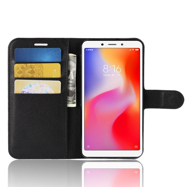 Чехол LUX для Xiaomi Redmi 6A книжка черный – фото, отзывы ...