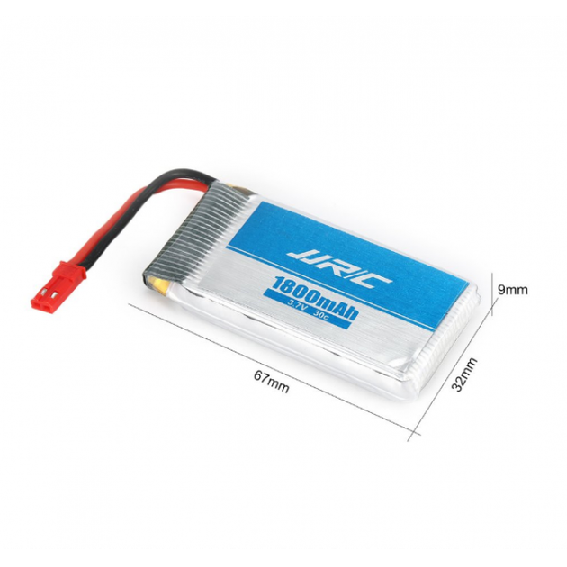 Акумулятор для JJRC H68 / Zhenhuading Z13, 1800 mah, 3.7V, 30c - зображення 2