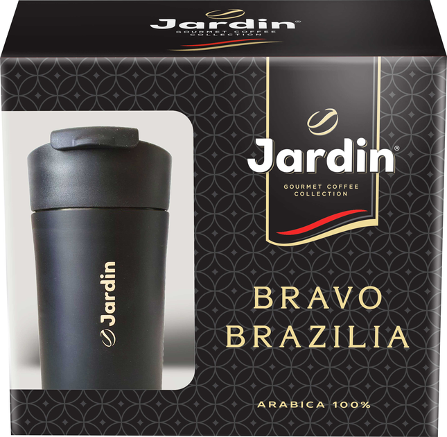 Купить Набор Кофе молотый Jardin Bravo Brazilia 250 г + Металлическая ...
