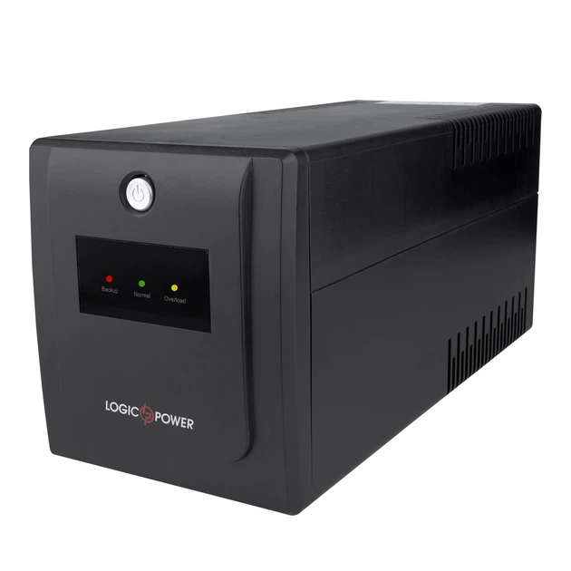 ИБП LogicPower LPM-U850VA-P, Lin.int., AVR, 2 х евро, USB, LED, пластик - изображение 2