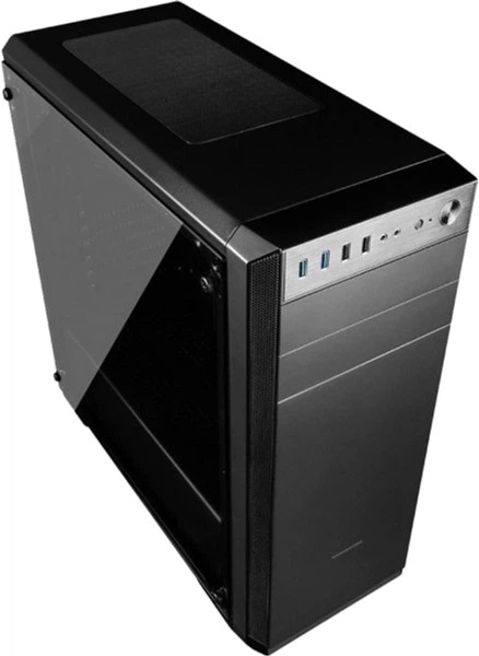 Obudowa Modecom Oberon Pro Glass czarne (AT-OBERON-PG-10-000000-00) - Zdjęcie 2 Obudowa Modecom Oberon Pro Glass czarne (AT-OBERON-PG-10-000000-00) - obraz 2