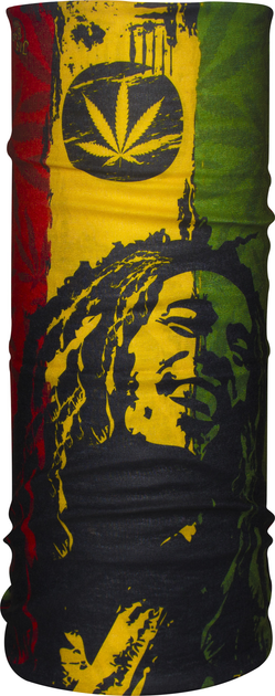 Бандана-трансформер (Бафф) JiaBao Bob Marley (HB-R123) - Фото 1 Бандана-трансформер (Бафф) JiaBao Bob Marley (HB-R123) - изображение 1