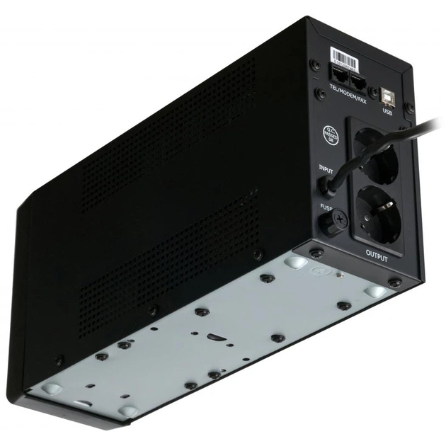 Источник бесперебойного питания Vinga LCD 600VA metal case with USB (VPC-600MU) - Фото 8 Источник бесперебойного питания Vinga LCD 600VA metal case with USB (VPC-600MU) - изображение 8