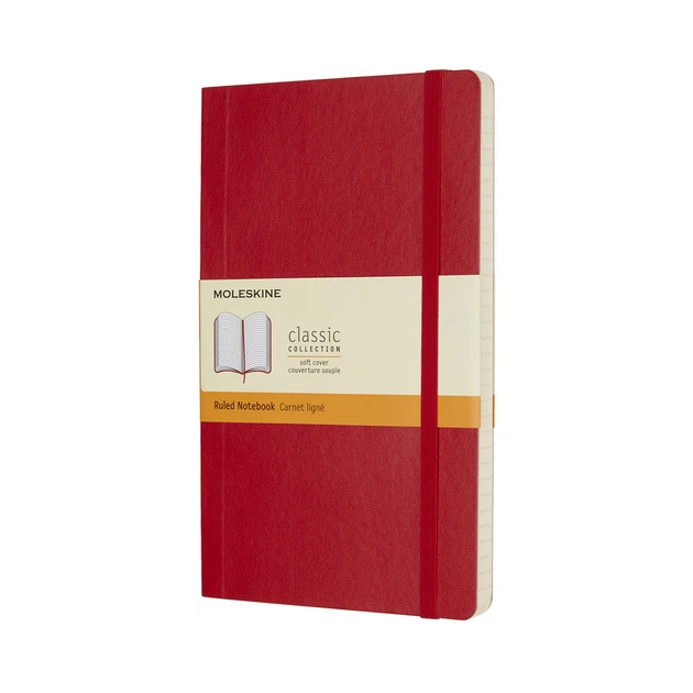 Блокнот Moleskine Classic Красный средний 192 страницы в линию Мягкая обложка 13х21 см (8055002854634) - Фото 1 Блокнот Moleskine Classic Красный средний 192 страницы в линию Мягкая обложка 13х21 см (8055002854634) - изображение 1