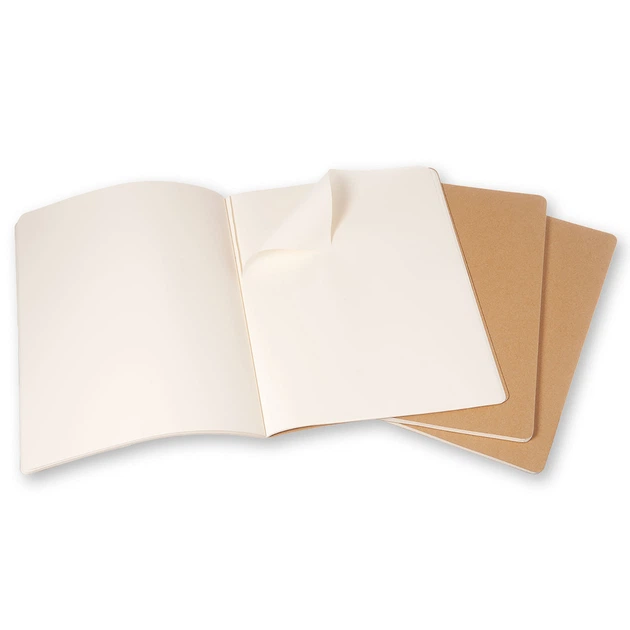 Блокнот Moleskine Cahier Бежевый XXL 120 страниц нелинованный (21х30 см) (8055002851497) - изображение 2