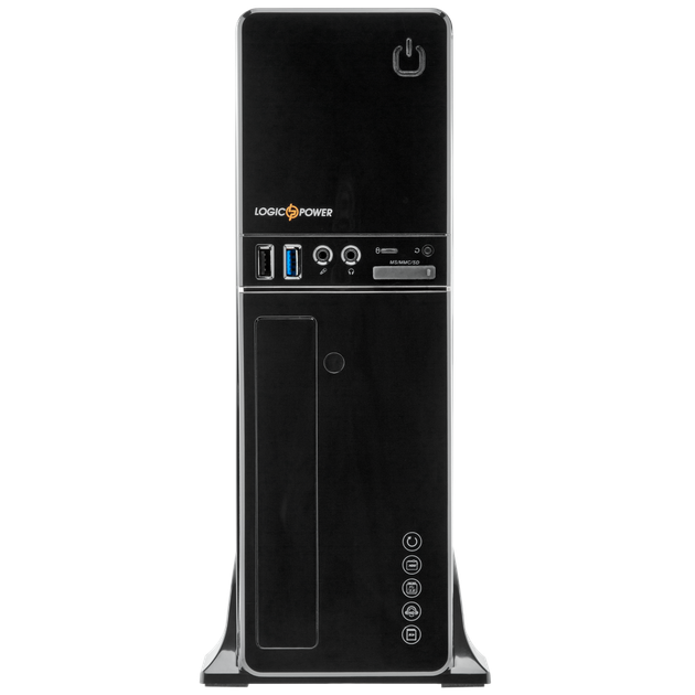Корпус LP S607 BK 400W Slim 2 USB 3.0 e 1 USB 2.0 - зображення 2
