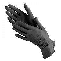 Перчатки одноразовые нитриловые не опудренные «Престиж Медикал» чёрные L (100 шт., 50 пар, плотность 4 г) - изображение 2